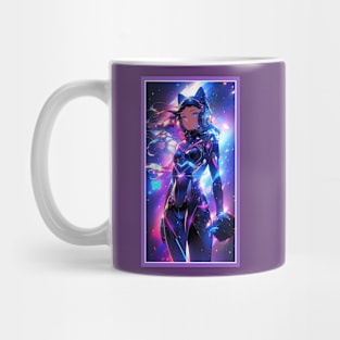 Anime Cute Cat Girl | Sci-Fi Manga Girl Anime Art Mug